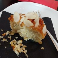 Cross section of Bakewell (?) cake at Kaph in Dublin