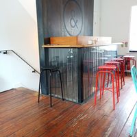 Upstairs seating area at Kaph in Dublin