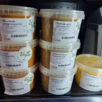 Vegan soup at M'adam Traiteur in Bruges