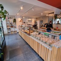 Counter/shop at M'adam Traiteur in Bruges