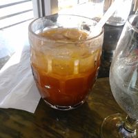Vegan thai tea at Thian Thai in Bonney Lake