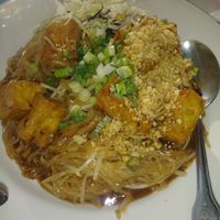 Vegan Pad Thai no fish oil 😀 just let them know at Thian Thai in Bonney Lake