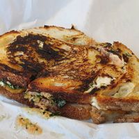 Pesto chick*n cheeze at Vegan Sandwich Co in Dublin
