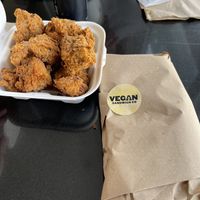Popcorn chick’n   at Vegan Sandwich Co in Dublin