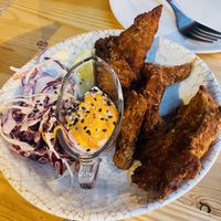 Crunchy mushroom wings   at Greta in Sant Cugat Del Valles