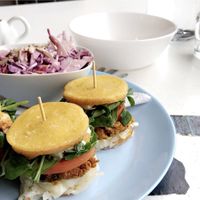   at Chomp Vegan Eatery in Vancouver