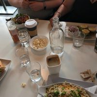 Mac and cheese, bahn mi, sliders and bowl at Chomp Vegan Eatery in Vancouver