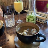 Lassi & Infused Water great, Rose Tea mediocre  at Buddha Kitchen in Hamburg