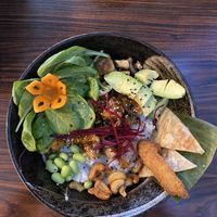 Bowl called „Don‘t Dream your Life, ear your dream food"  at Buddha Kitchen in Hamburg