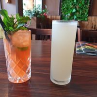 Lycee spritzer and lemonade at Buddha Kitchen in Hamburg
