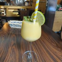 Mango Lassi at Buddha Kitchen in Hamburg