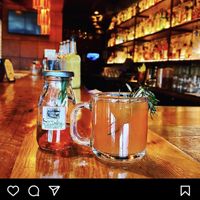 Cocktail bar  at Radio Room in Portland