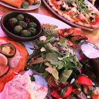 Platter at Saramago Cafe Bar in Glasgow