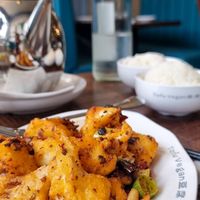 Hot fragrent cauliflower at Tofu Vegan - Golders Green in North West London