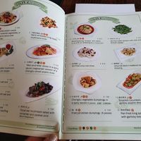 Starters menu at Tofu Vegan - Golders Green in North West London