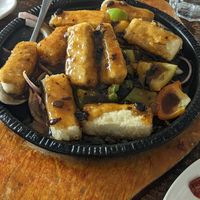 Black bean sauce tofu at Tofu Vegan - Golders Green in North West London