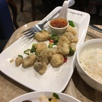 Deep fried mushroom starter    at Tofu Vegan - Golders Green in North West London