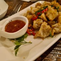 Oyster mushrooms with salt and sichuan pepper at Tofu Vegan - Golders Green in North West London