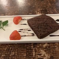 Brownie which was awful!  at Tofu Vegan - Golders Green in North West London