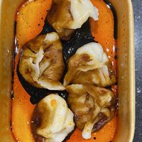 Chengdu dumplings in spicy sauce   at Tofu Vegan - Golders Green in North West London