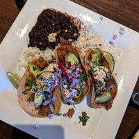 Plant based tacos at Blue Agave Grill in Fort Collins