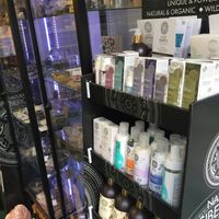 By the entrance at Grantham Health Store in Grantham