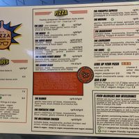 Menu  at Pizza Geeks - Haymarket in Edinburgh