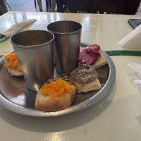 Starter - bread and soup  at Naturaleza Sabia in Buenos Aires