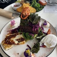 Massive portions  at No.5 Cafe in Fortitude Valley