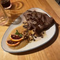 Chocolate pancake  at Falscher Hase in Dresden