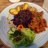 Seitan Gulasch at Falscher Hase in Dresden