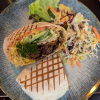 Wrap von der Tageskarte at Falscher Hase in Dresden