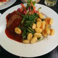 Nussbraten (nuts "steak") at Falscher Hase in Dresden