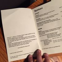 Die Karte. Der Falsche Hase wird 8 - herzlichen Glückwunsch  at Falscher Hase in Dresden