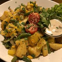 Potatos and veggies at Falscher Hase in Dresden