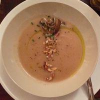 mushroom soup  at Marits Eetkamer in Amsterdam