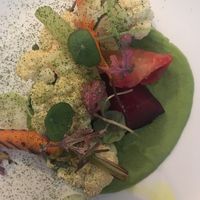 Seasonal veggy main dish at Marits Eetkamer in Amsterdam