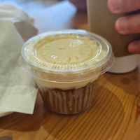 Carrot cake cupcake at Stephanie's Vegan Bakery + Cafe in Fort Lauderdale