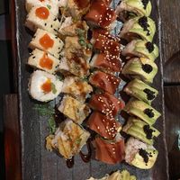 Top to bottom: Green Goddess, Avo Kaluna (my fav!), Shiitake to Me, and Hot Popper  at Blue Sushi Sake Grill in Nashville