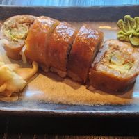 Cowgirl roll saddles up BBQ twist on traditional seaweed wrap at Blue Sushi Sake Grill in Nashville