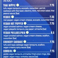 Creative vegan options🤩 at Blue Sushi Sake Grill in Nashville