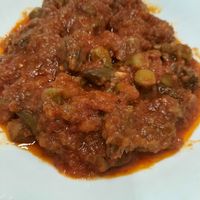 Okra tomato curry at Afghan Master Kebab in Sunshine