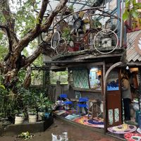 Outdoor seating   at Little Milkyway in Baguio City