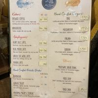 Menu  at Little Milkyway in Baguio City