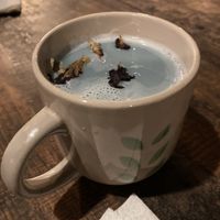 Blue moon latte   at Little Milkyway in Baguio City
