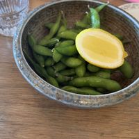 Plain edamame  at Kawa Ni in Westport