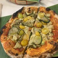 Vegan cheese pizza  at Yesterday Tomorrow 365 - ต่ะวาวันพูก in Bangkok