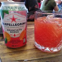 Blood orange San Pellegrino (May 2022) at North South in York