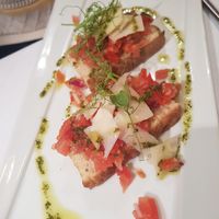 Bruschetta pomodoro at Prego Bar & Eatery in Sunderland