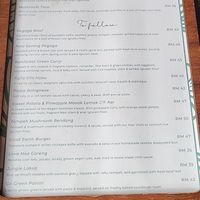 Menu - August 2026 at Pegaga in Langkawi